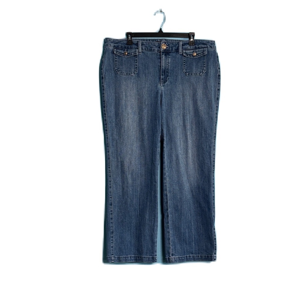 Talbots Unique Classic Straight Leg Classic Jean Trouser Denim Jeans Size 16W